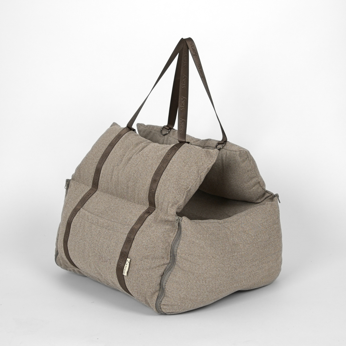 Thea 3-i-1 bilsäte för hund | Herringbone Mocca