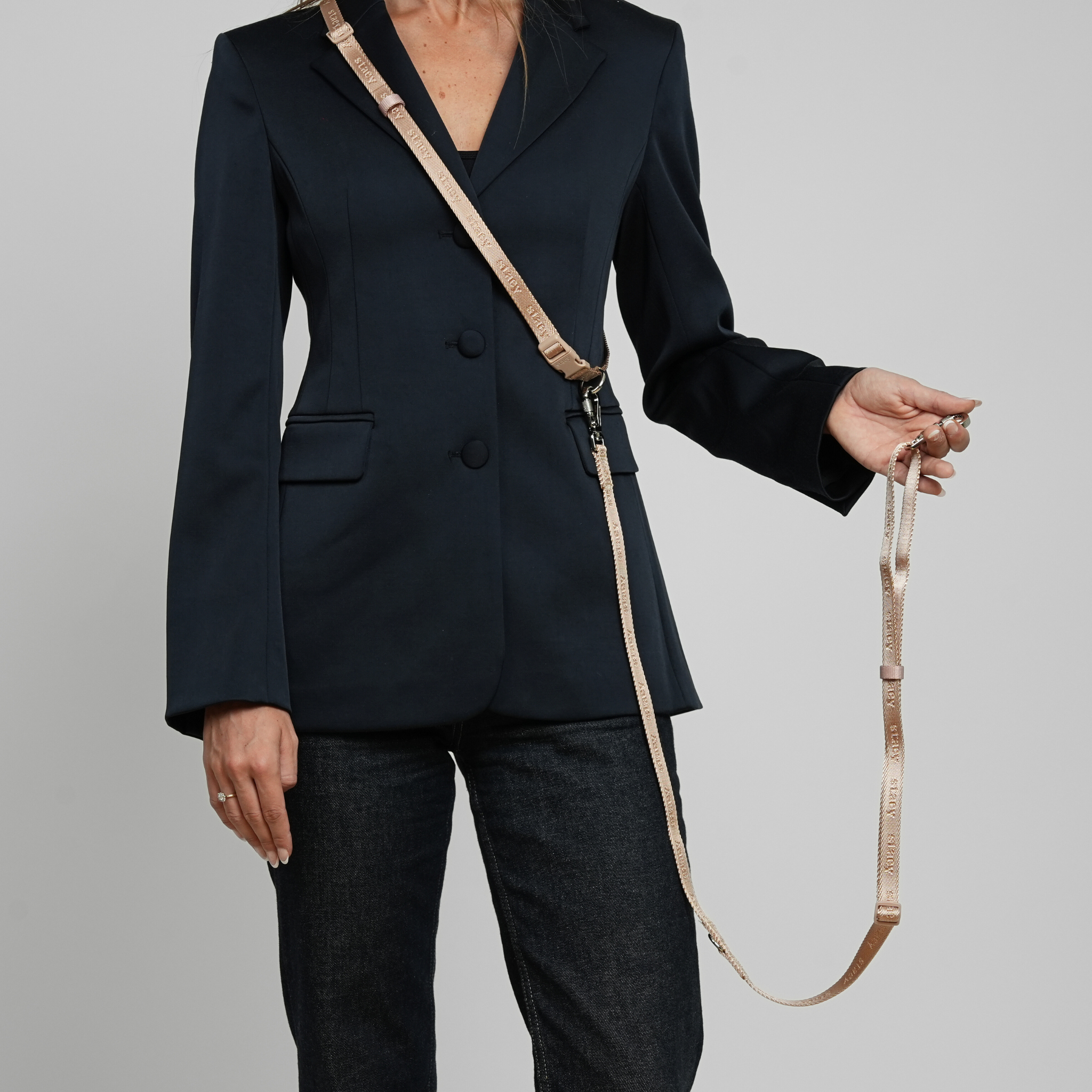 Hands-Free Dog Leash | Light Rose