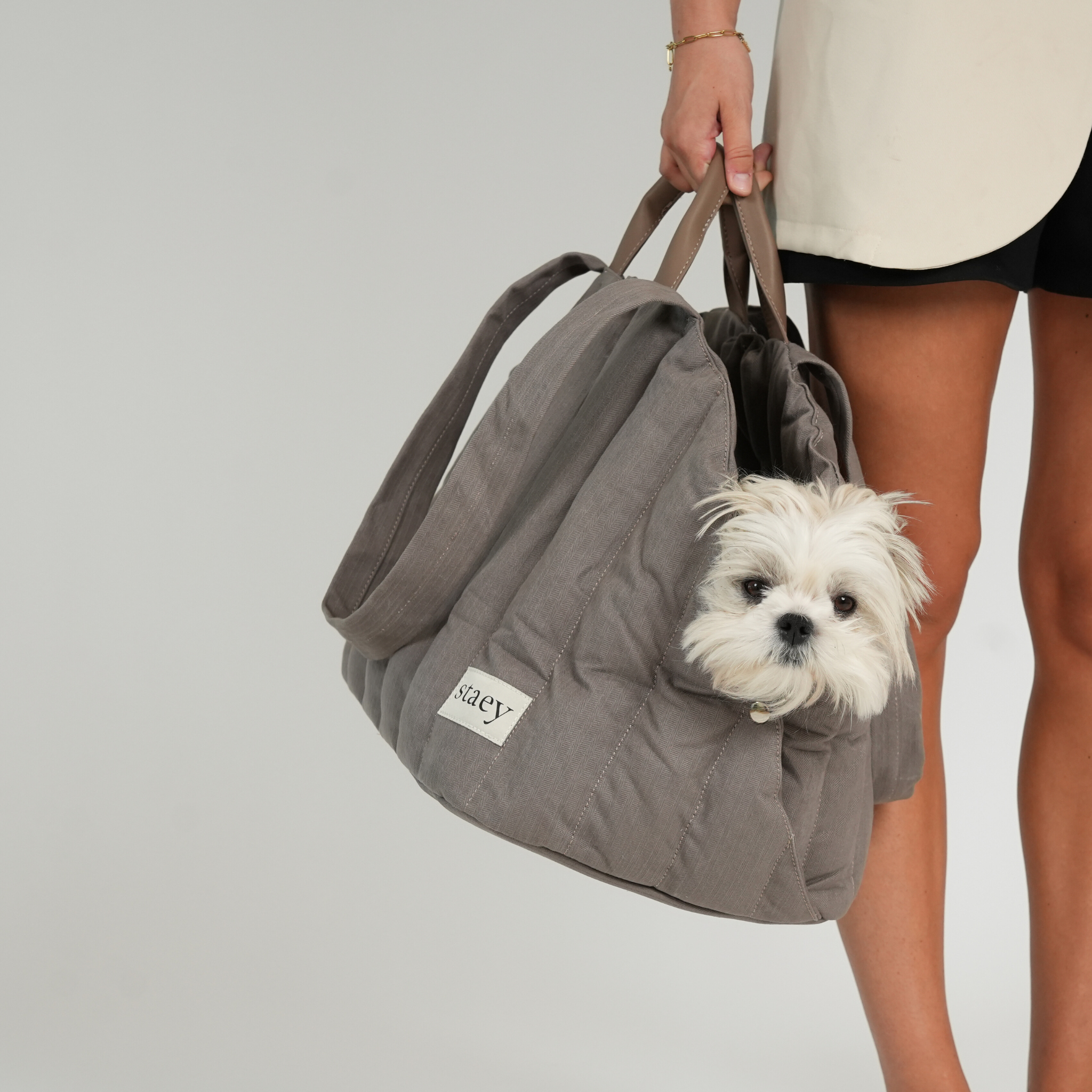 Elva Carrier Bag | Taupe