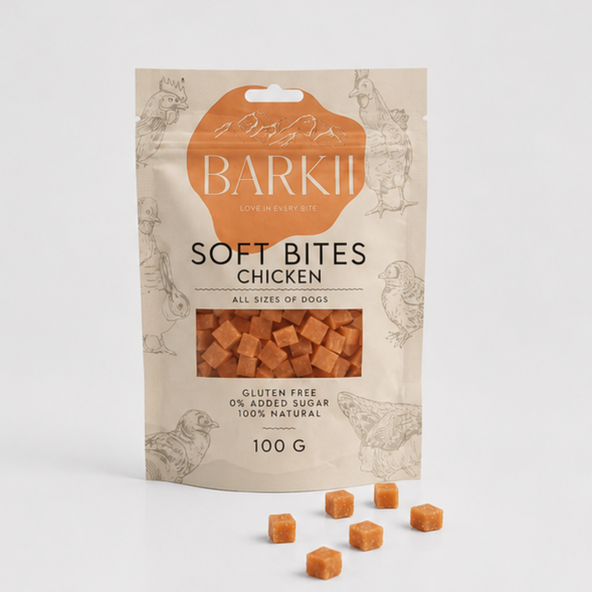 Barkii Training Treats | Chicken | 100g.