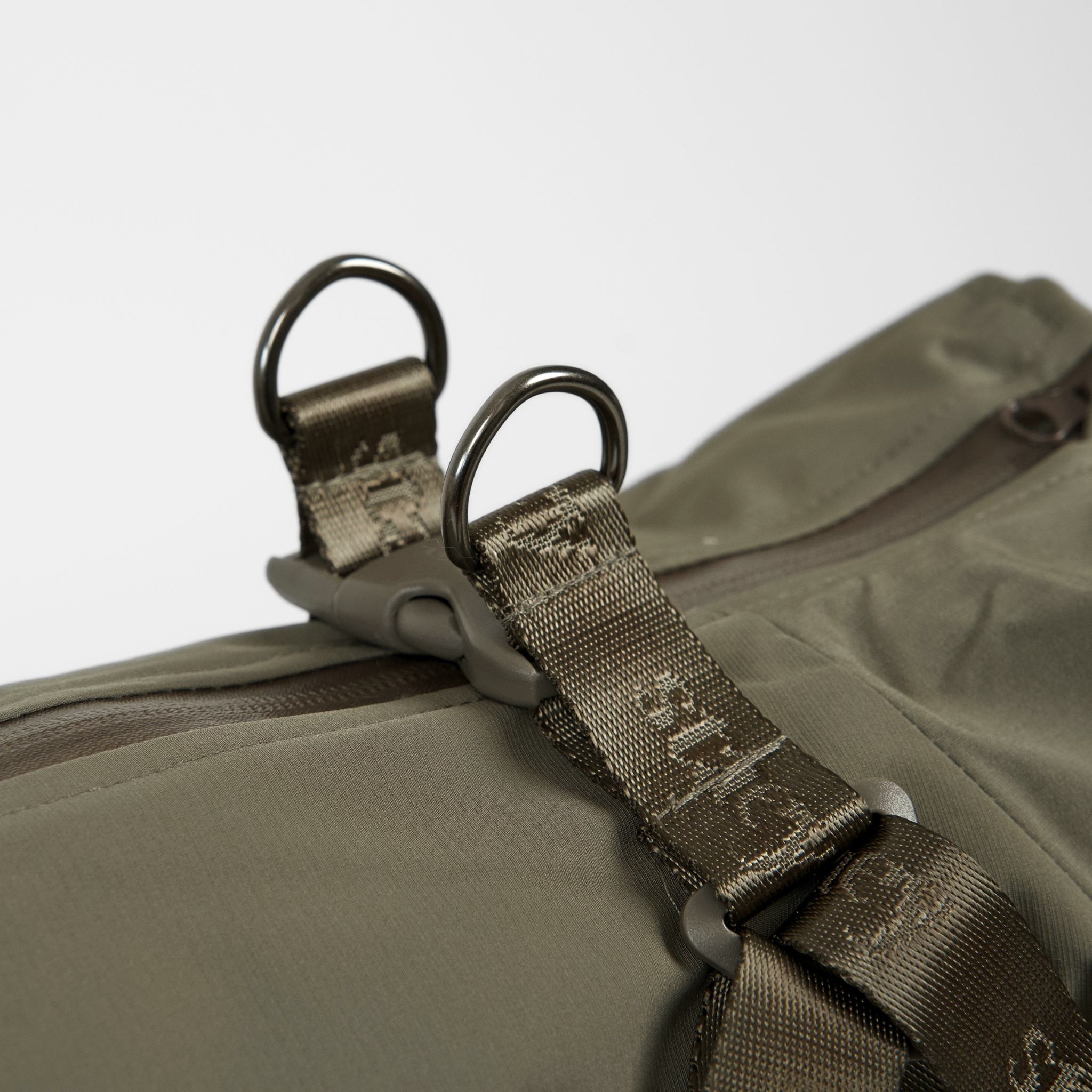 Leva hundkappa m. sele | Moss green
