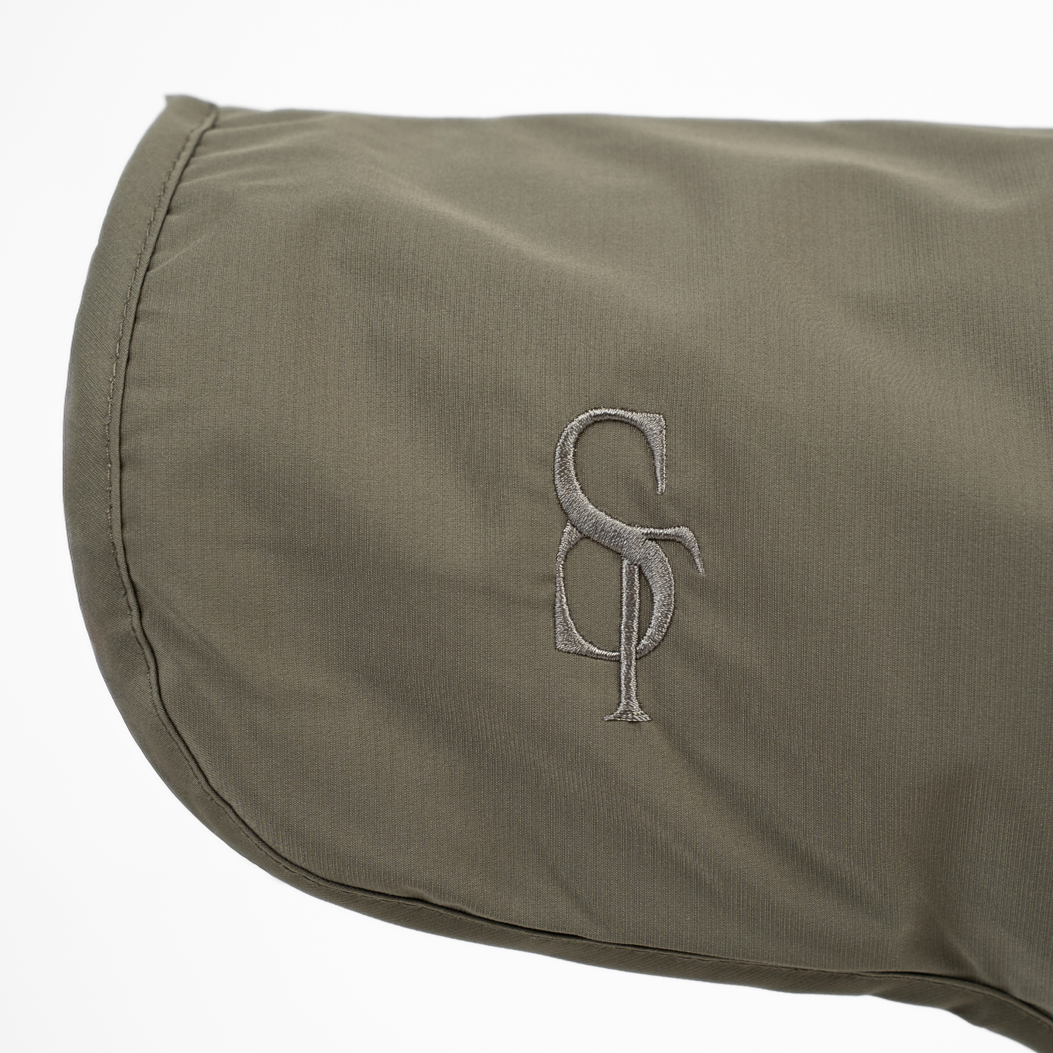 Leva hundkappa m. sele | Moss green