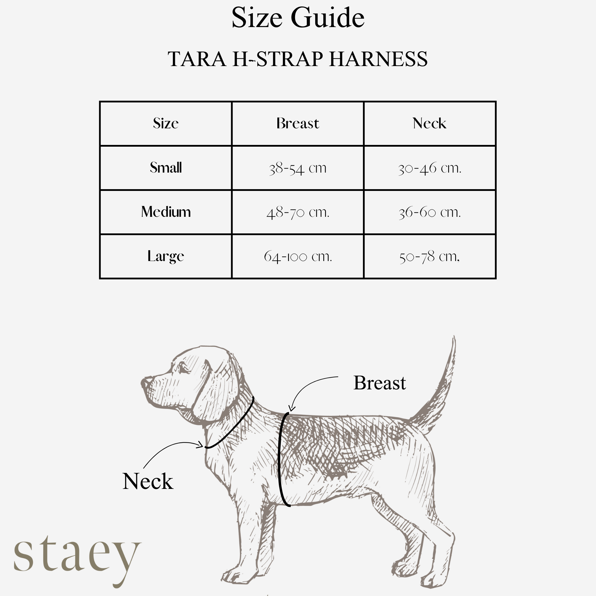 Tara H-Strap Dog Harness | Light Rose