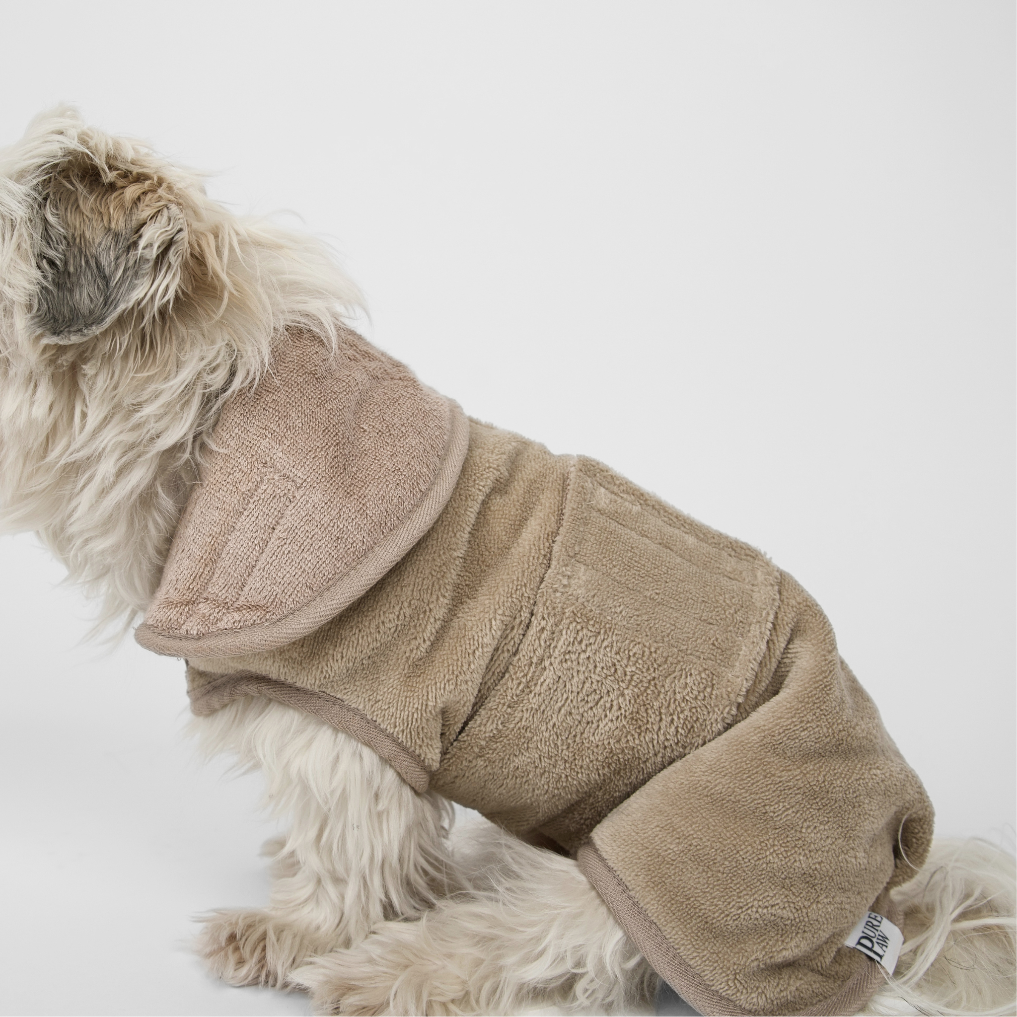 PurePaw Bamboo Drying Robe | Sand