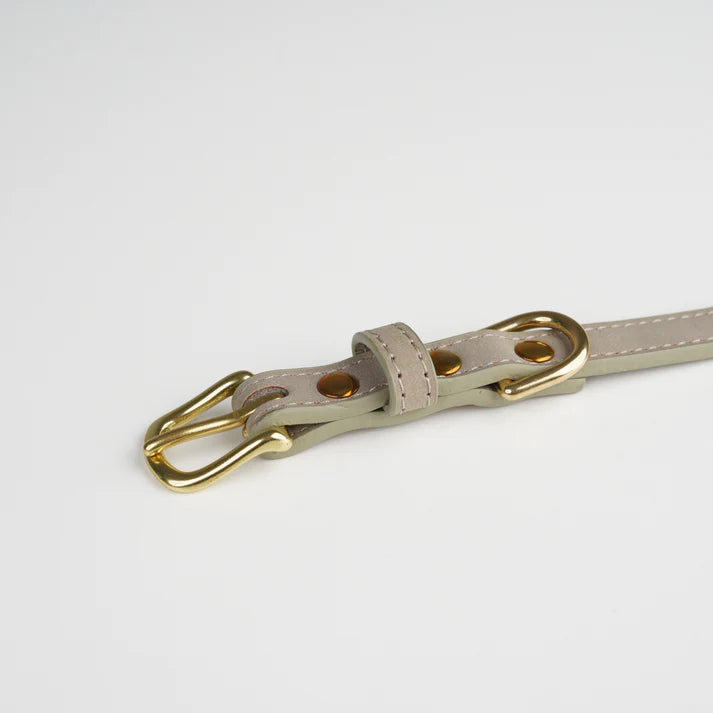 Grace Leather Dog Collar | Nature