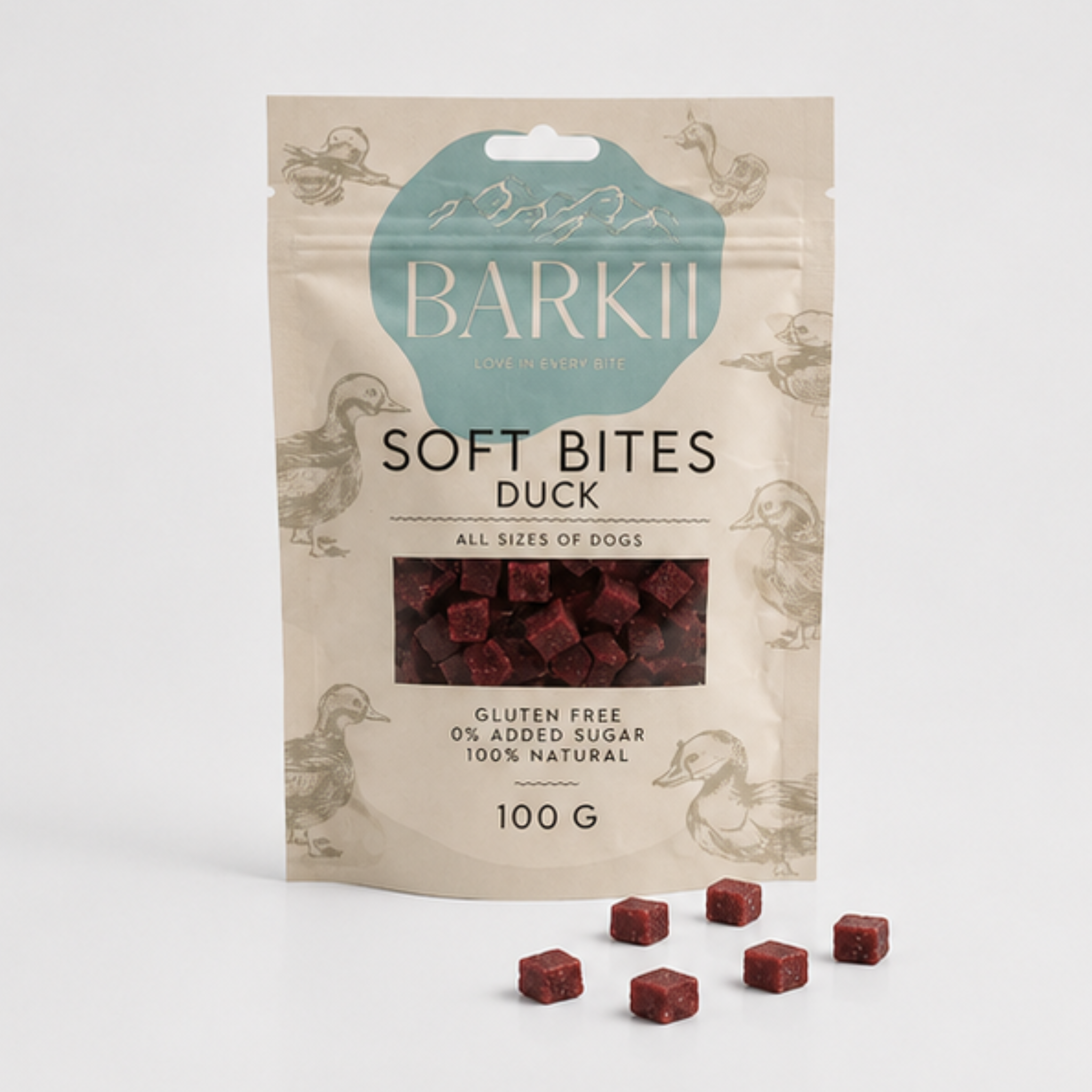 Barkii Training Treats | Duck | 100g.