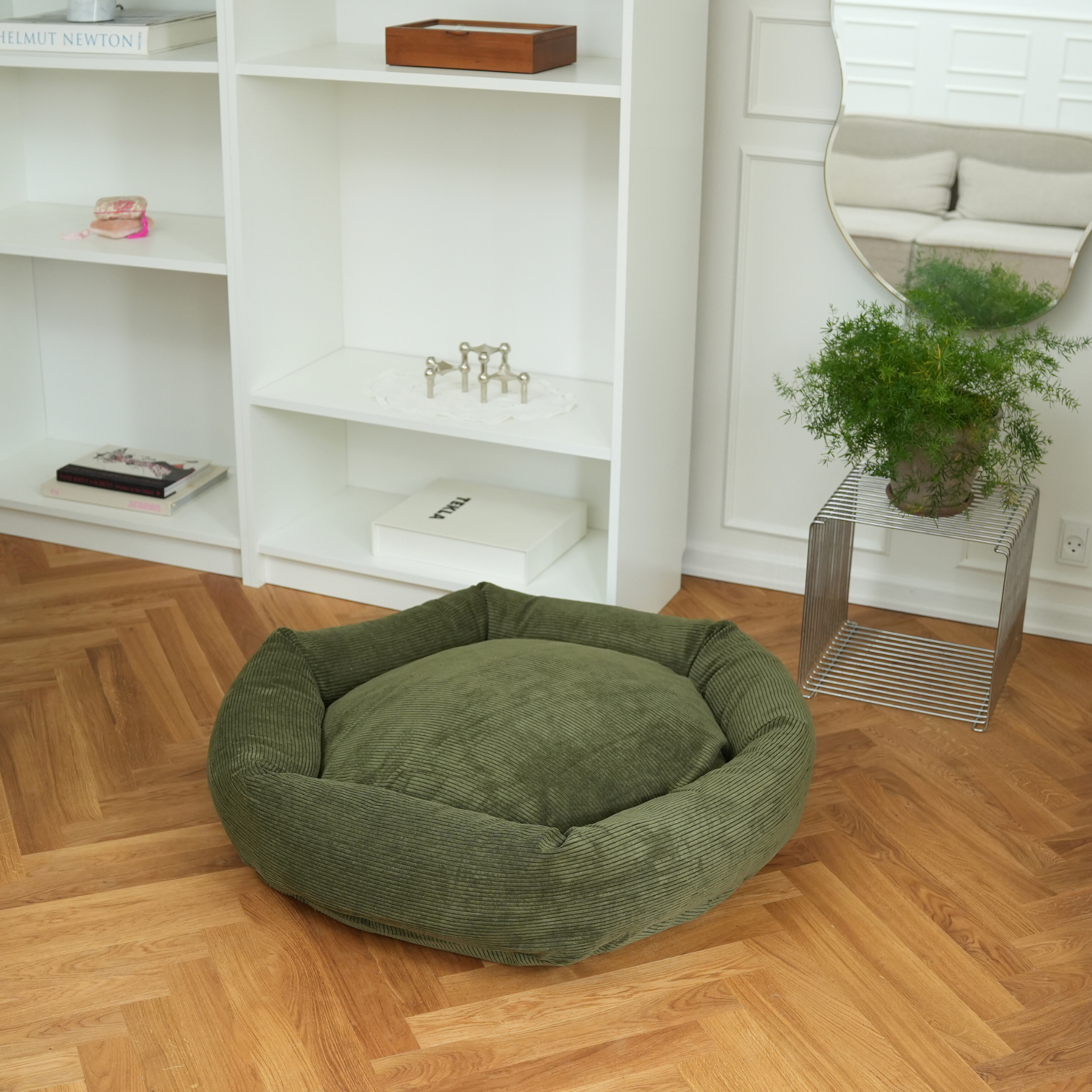 Luna Dog Bed 3.0 | Moss Green Corduroy