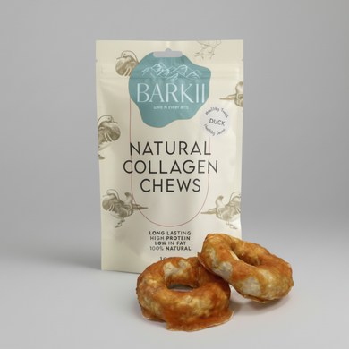 Barkii Collagen Chew Donuts | Duck | 100g.