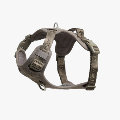 Elma Active Hundsele i taupe med vadderat bröstparti