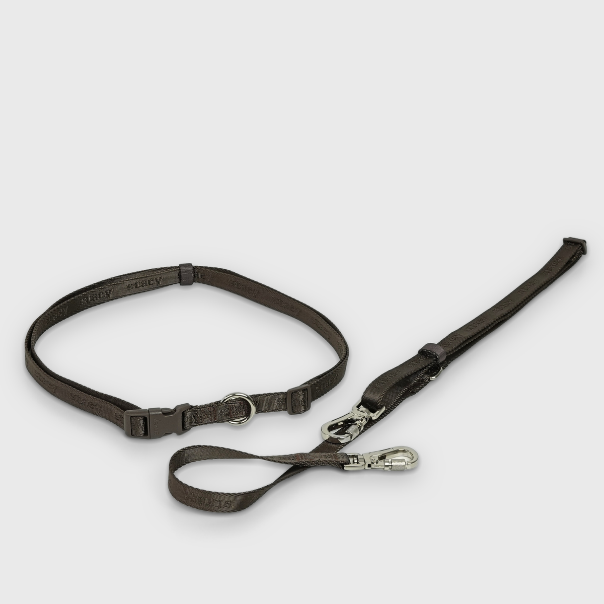 Mocca-koppel för handsfree-användning, utbrett med midjerem och krokar