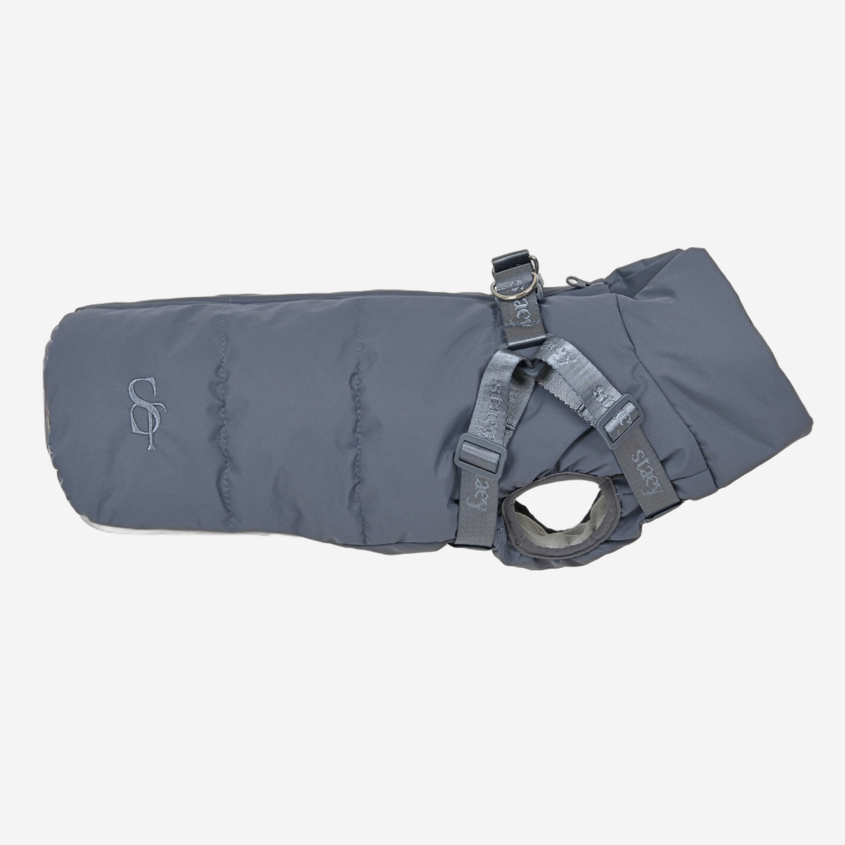 Vera hundkappa m. sele | Dusty Blue